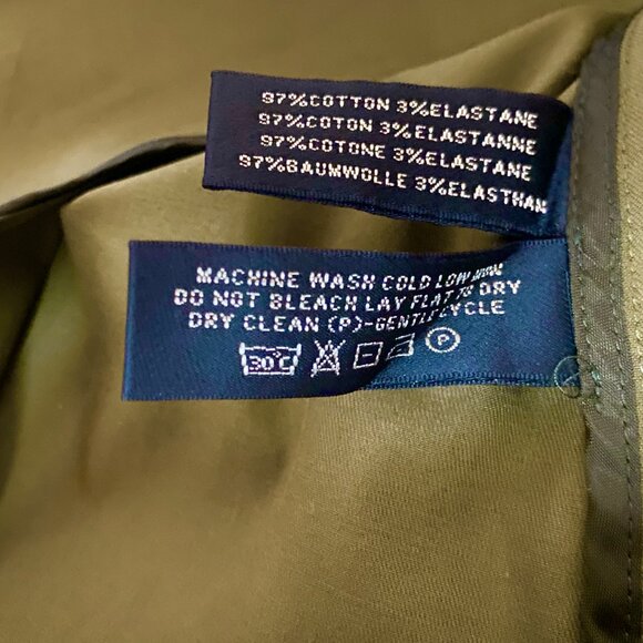 Ralph Lauren Blue Label Utility Jacket Military Blazer Army Green Womens Size 6 - Picture 12 of 12